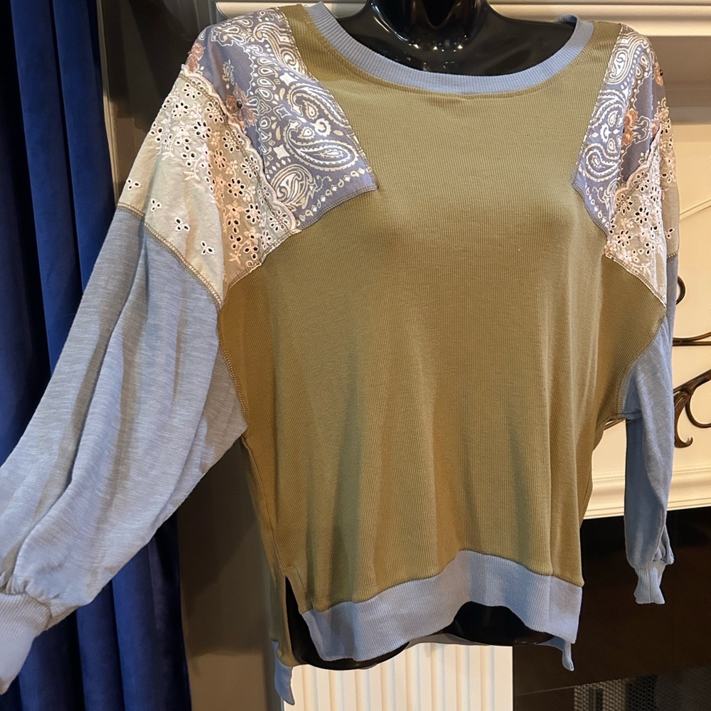 We the Free XS patchwork top Never worn